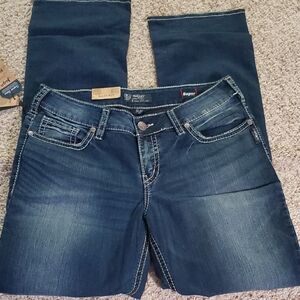 J #004 NWT Silver Dark Blue Jeans